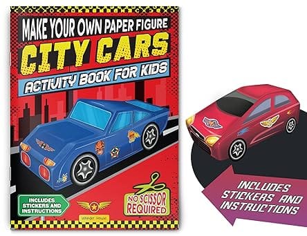 Make Your Own Paper Figures City Cars Cut, Fold & Create Your Own Urban Vehicle Models
