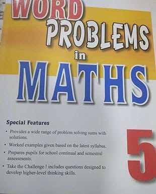 Word Problems In Maths 5