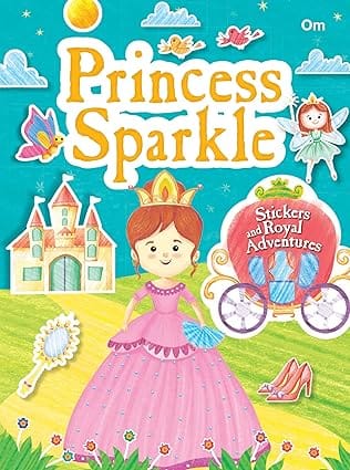 Princess Sparkle Sticker And Royal Adventures | Sticker Activity Book