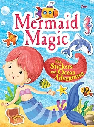 Mermaid Magic Fun Stickers And Ocean Adventures | Sticker Activity Book