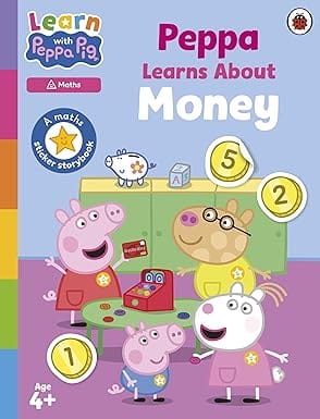 Learn With Peppa Peppa Learns About Money A Maths Sticker Storybook