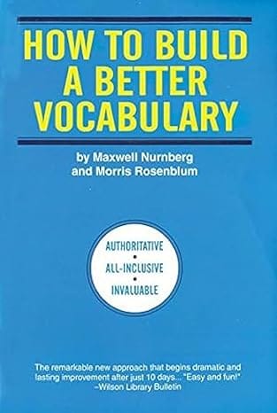 How To Build A Better Vocabulary