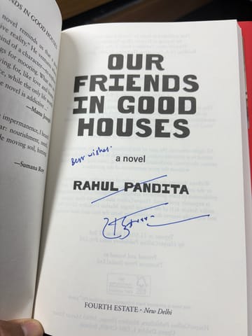 OUR FRIENDS IN GOOD HOUSES: A NOVEL