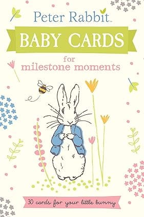 Peter Rabbit Baby Cards For Milestone Moments 30 Cards For Your Little Bunny