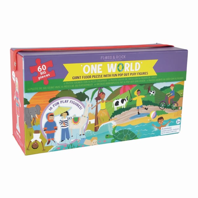 One World 60pc Puzzle With Figures
