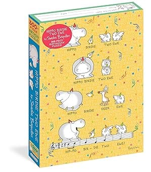 Sandra Boynton Hippo Birdie Two Ewe 300-piece Birthday Puzzle