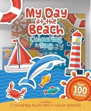 My Oay At The Beach (colouring Grab Bag)