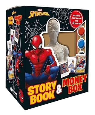 Marvel Spider-man Story Book & Money Box