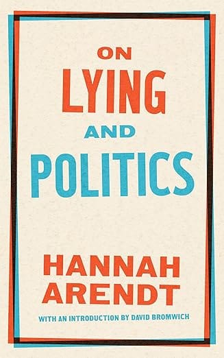 On Lying And Politics A Library Of America Special Publication