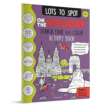 Lots To Spot On The Holiday Search, Find And Color Activity Book