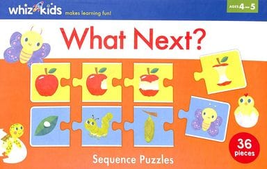 Whiz Kids Makes Learning Fun What Next ? Squence Puzzles Ages 4-5