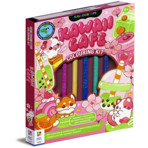 Kaleidoscope Kawaii Caf� Colouring Kit