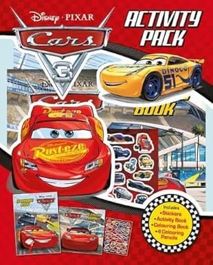 Disney Pixar Cars 3 Activity Pack (2-in-1 Activity Bag Disney)