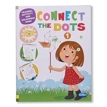 Navneet Connect The Dots Book 1 Interesting Tracing And Colouring Activity Book