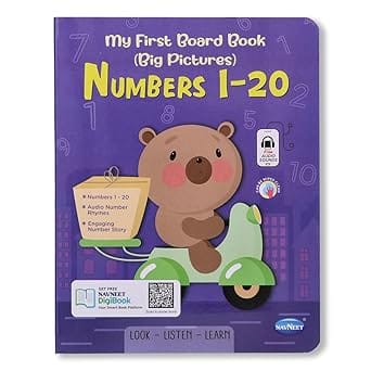 Navneet My First Board Book (single Picture) Numbers 1 To 20