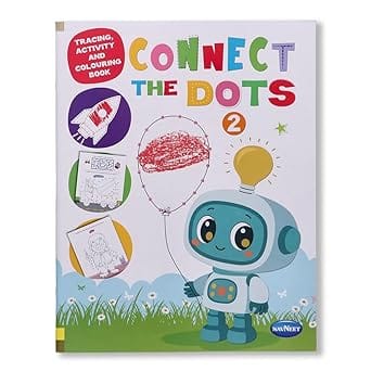 Navneet Connect The Dots Book 2 Interesting Tracing And Colouring Activity Book