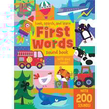 Look, Search, And Learn First Words Sound Book With Quiz Model