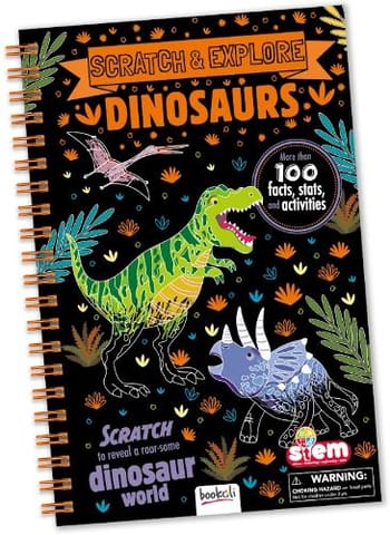 Scratch & Explore Dinosaurs (spiral Bound)