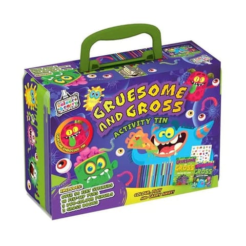 Colour & Carry Gruesome And Gross Activity Tin