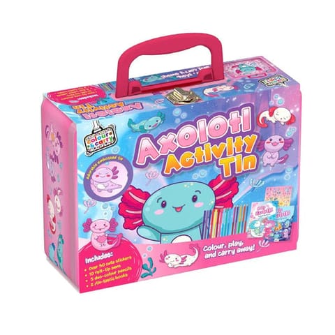 Colour & Carry Axolotl Activity Tin
