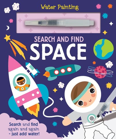 Search And Find Space (water Painting Seek And Find)