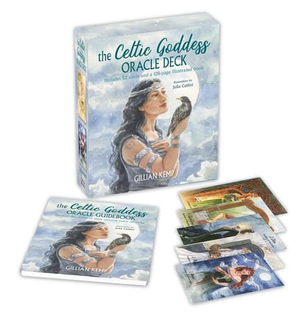 Celtic Goddess Oracle Deck Includes 52 Cards And A 128-page Illustrated Book