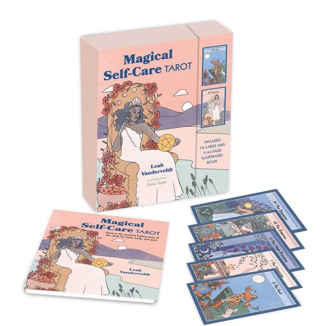 Magical Self-care Tarot Includes 78 Cards And A 64-page Illustrated Book