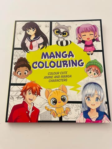 Manga Colouring Book