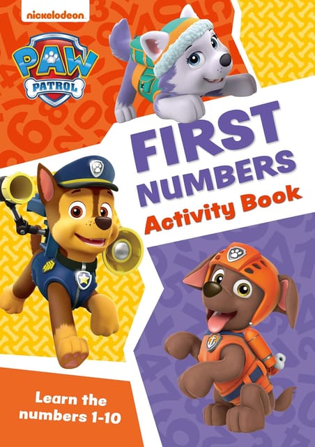 Paw Patrol First Numbers Activity Book