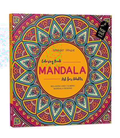 Mandala Art: Colouring books for Adults with tear out sheets