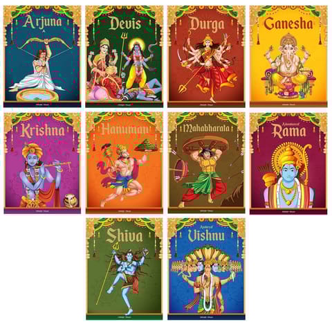 Tales From Indian Mythology: Collection Of 10 Books