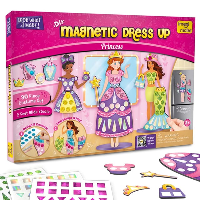 Imagimake Diy Magnetic Dress-up Princess