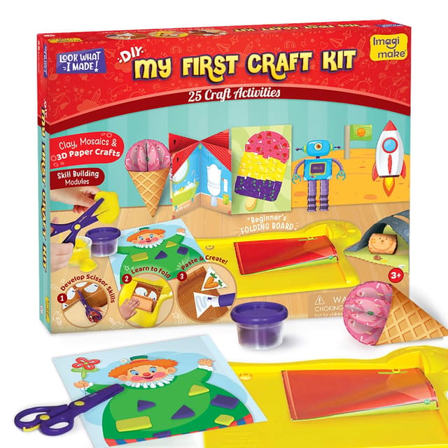 Imagimake My First Craft Kit With Activity Book