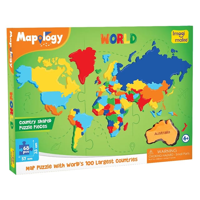 Imagimake Mapology World- World Map And Its Countries