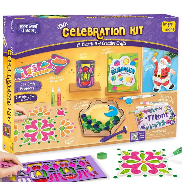 Imagimake Celebration Kit | 25+ Exciting Craft Projects For Kids