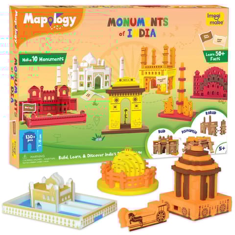 Imagimake Mapology Monuments Of India - Construction Set