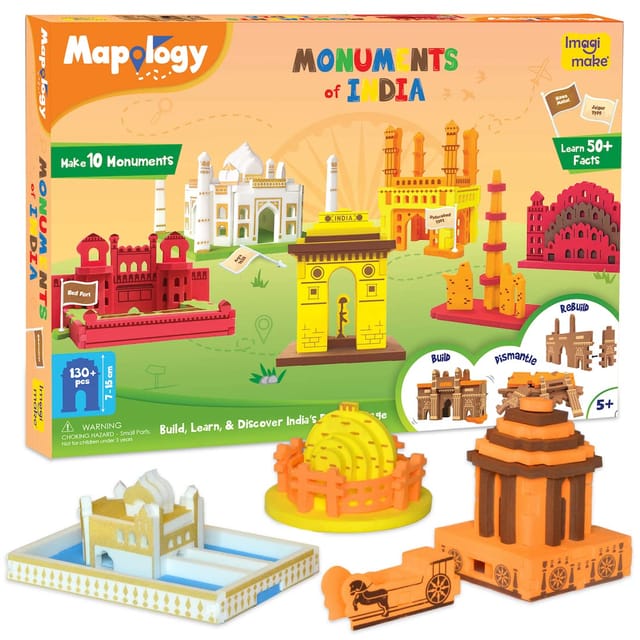 Imagimake Mapology Monuments Of India - Construction Set