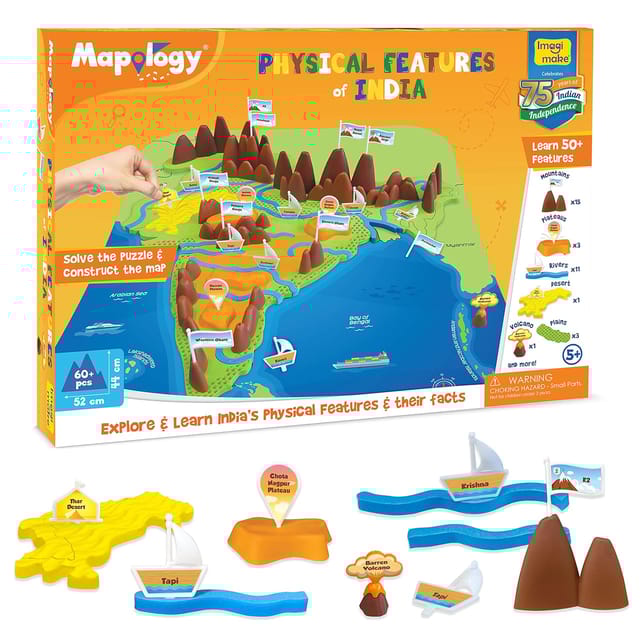 Imagimake Kids Mapology - Physical Features Of India Learn 50+ Geographical
