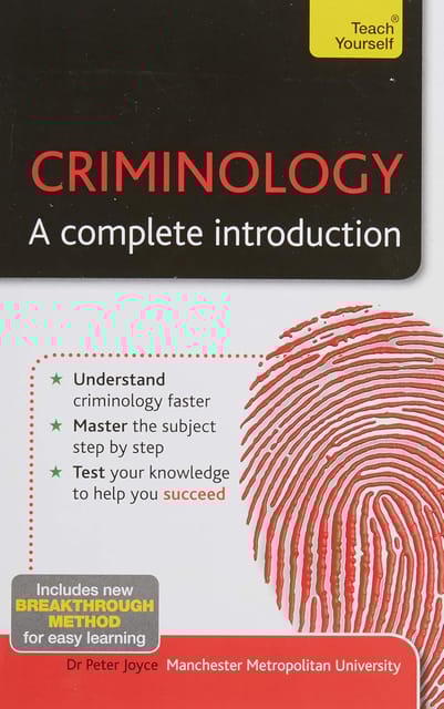 Criminology A Complete Introduction Teach Yourself 3rd Ed. Edition