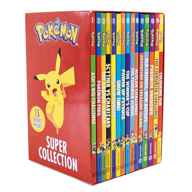 Pokemon Super 15 Book Collection