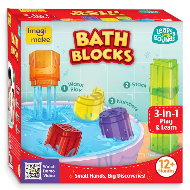 Imagimake Bath Blocks Baby Toys