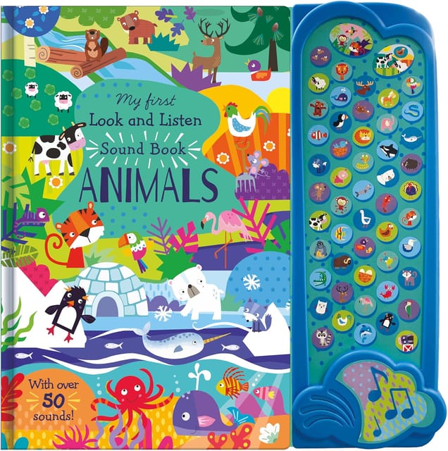 My First Look And Find Sound Book Animals