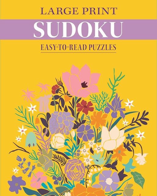 Large Print Sudoku Easy-to-read Puzzles