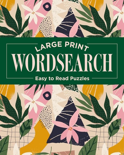 Large Print Wordsearch Easy To Read Puzzles