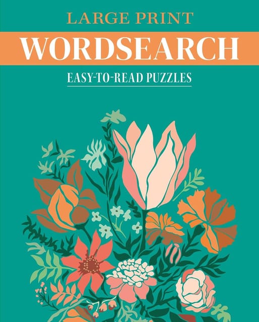 Large Print Wordsearch Easy-to-read Puzzles