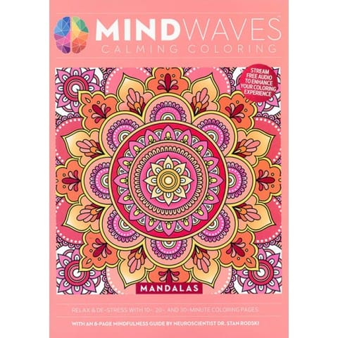 Mind Waves Calming Coloring Mandalas