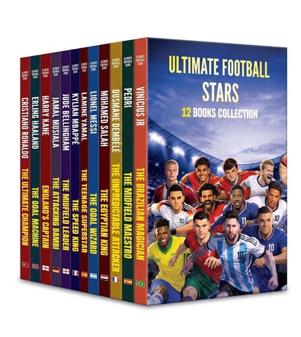Ultimate Football Stars 12 Books Collection