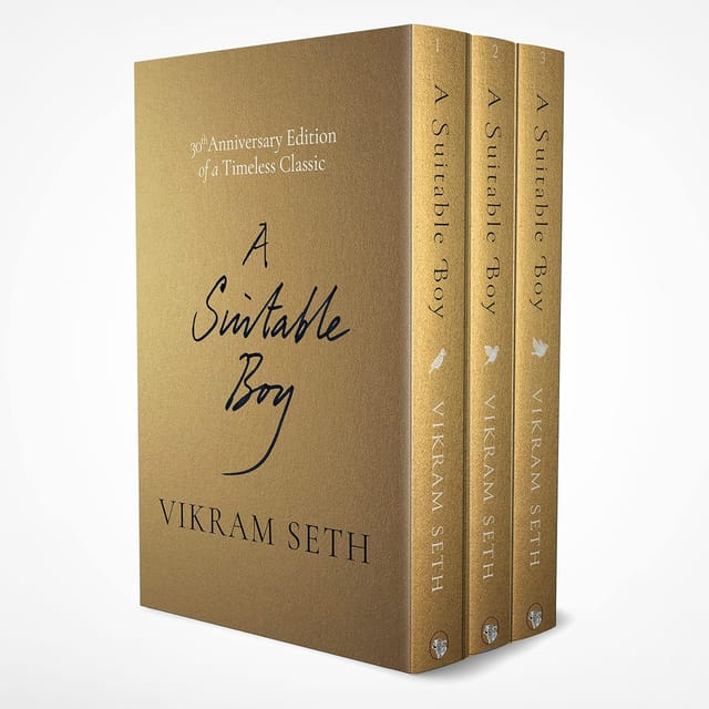 A Suitable Boy A Limited-Edition 3-Volume Collector's Box Set (30th Anniversary Edition of A Timeless Classic)