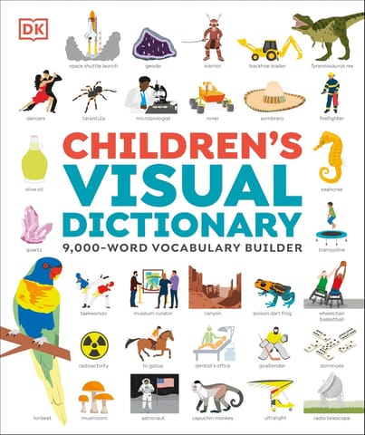 Children Visual Dictionary 9,000-word Illustrated Vocabulary Builder For Kids Ages 7+