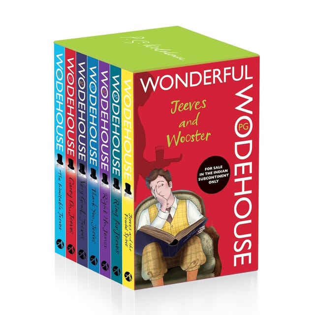 Wonderful Wodehouse Jeeves And Wooster 7 Books Boxset